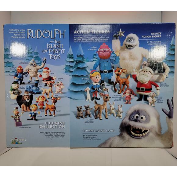 Rudolph the Red Nosed Reindeer Island of Misfit Toys Figure  Rudolph the Red Nose Reindeer Island of Misfit Toys figure set